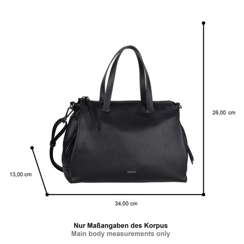 Gabor Jenny Zip Shopper black