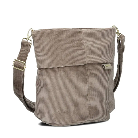 Zwei Umhängetasche Mademoiselle M90 cord-mocca