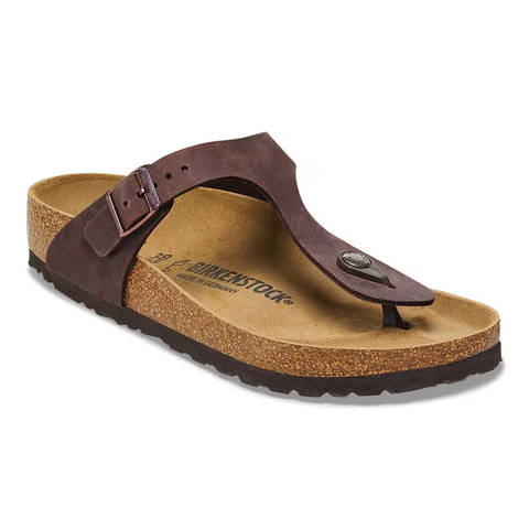 Birkenstock Gizeh Nubuk geölt (Weite: breit) habana
