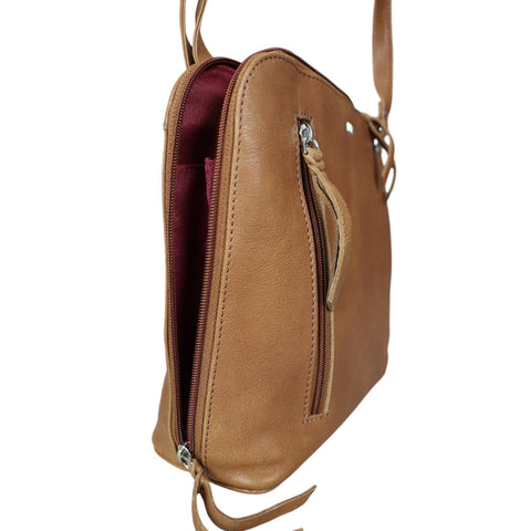 NIKA Umhängetasche 4680 (M) cognac (nur online verfügbar)