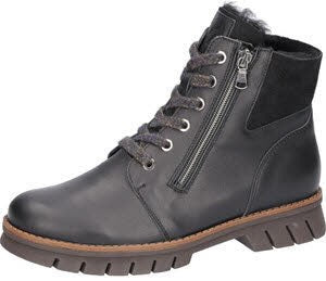 Waldläufer Schnürstiefelette H-Xara doubleface schwarz