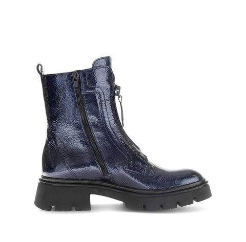 Gabor Biker Boot dark-blue Lack
