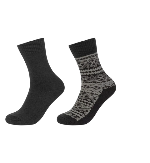 Camano Kuschelsocken black