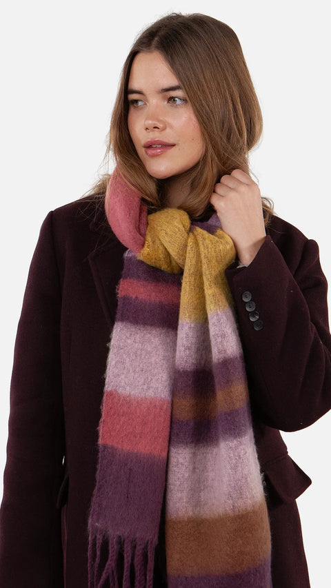 Barts Eluzabeth Scarf aubergine