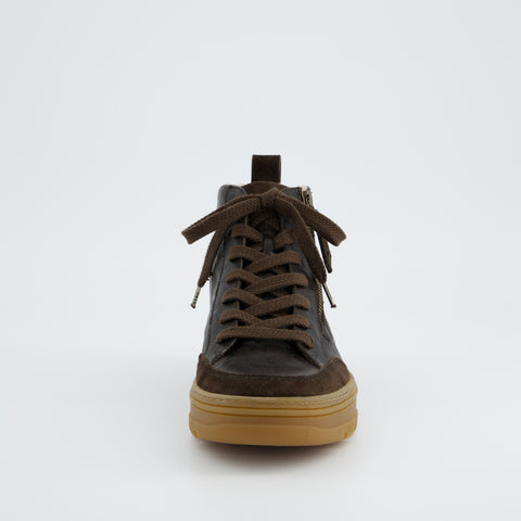 Paul Green Super soft Sneaker high mocca/moro