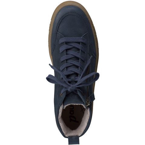 Paul Green Super soft Sneaker high nubuk space