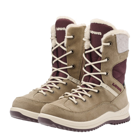 Lowa Schnürboot Bianca GTX hi sand/rot