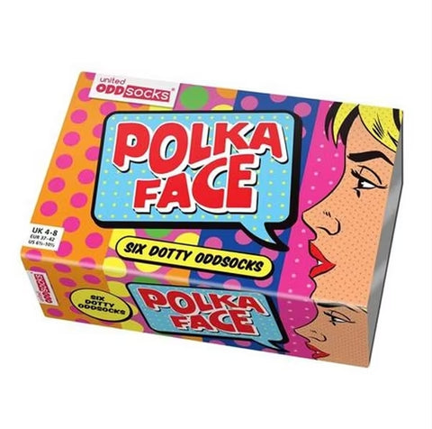 Allpedes Socken Polka Face