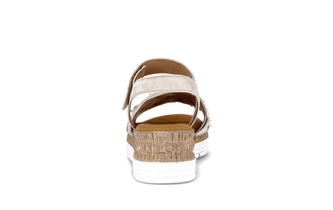 Gabor Keilsandalette oak