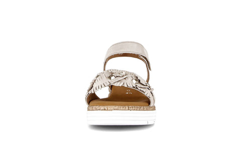 Gabor Keilsandalette oak