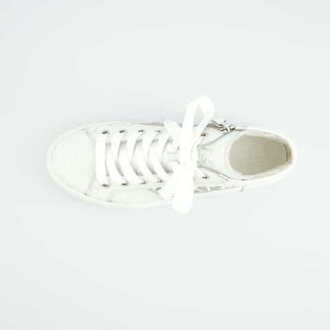 Paul Green Super soft Sneaker high mesh white