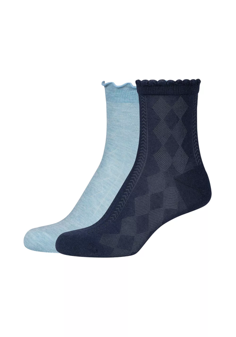 Camano Women ca-soft structured Ankle Socks angel falls