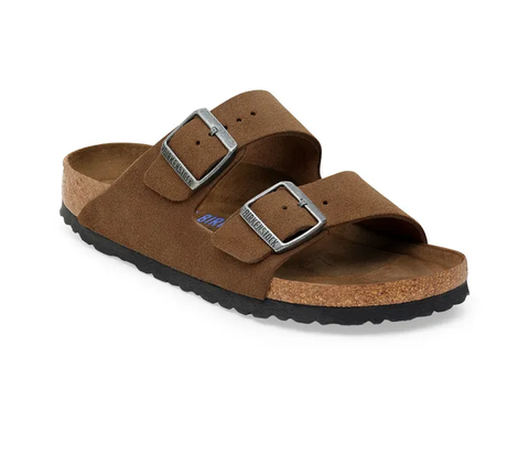 Birkenstock Arizona Weichbettung dark tea tonal