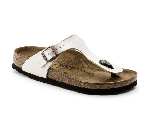 Birkenstock Gizeh Birko-Flor graceful pearl white