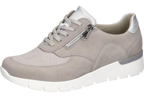 Waldläufer Sneaker K-Ramona stein/silber
