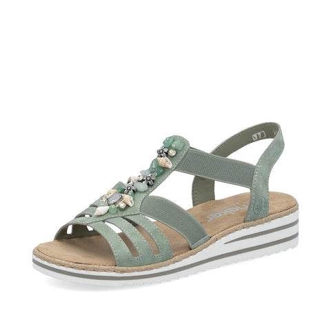Rieker Keilsandalette Morelia mint