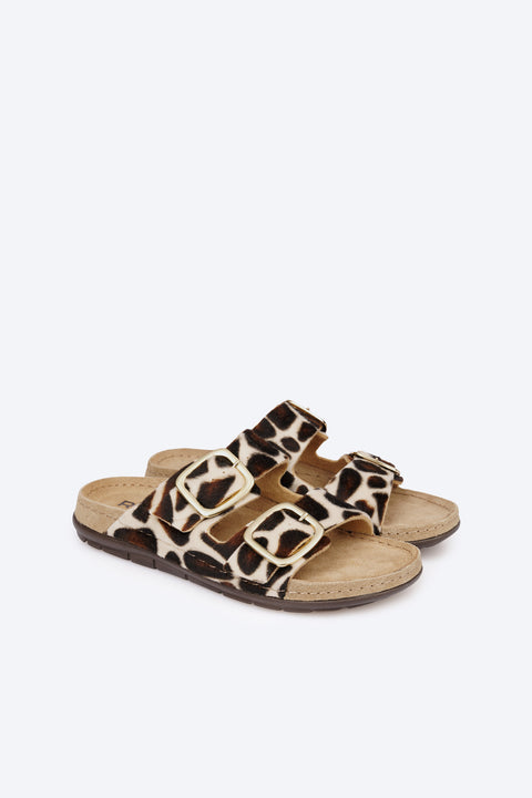 Rohde Hausschuh Rodigo Giraffe mocca