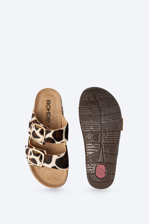 Rohde Hausschuh Rodigo Giraffe mocca