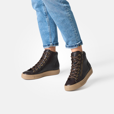 Paul Green Super soft Sneaker high moro