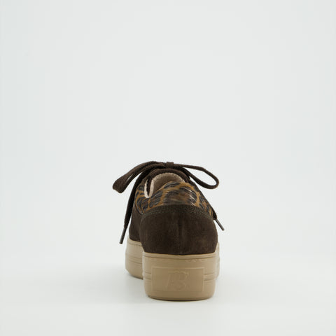 Paul Green Super soft Sneaker mocca/nut/leo