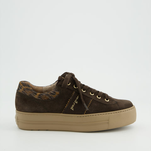 Paul Green Super soft Sneaker mocca/nut/leo