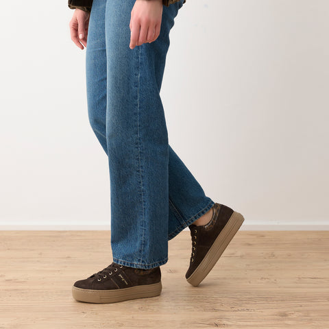 Paul Green Super soft Sneaker mocca/nut/leo