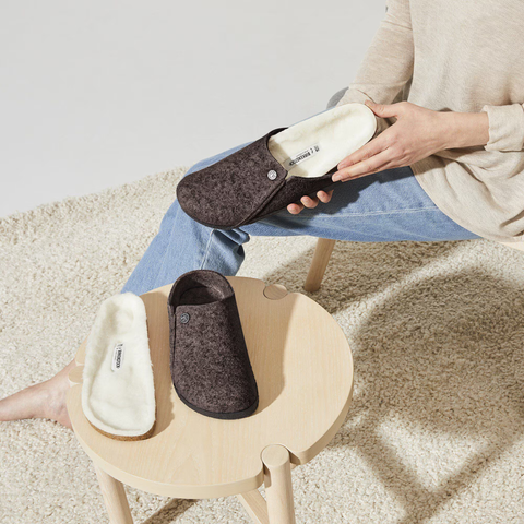 Birkenstock Zermatt Lammfell mocha