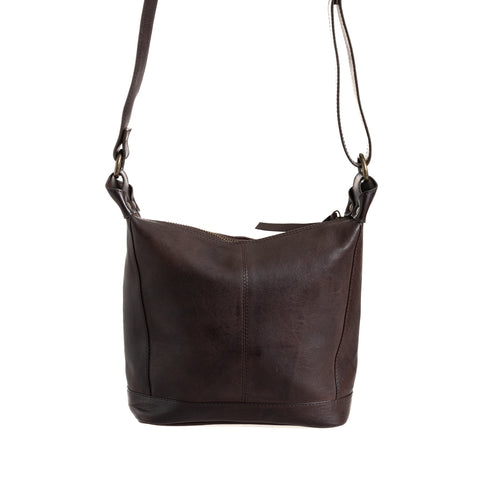 Nika Trade Umhängetasche dark brown