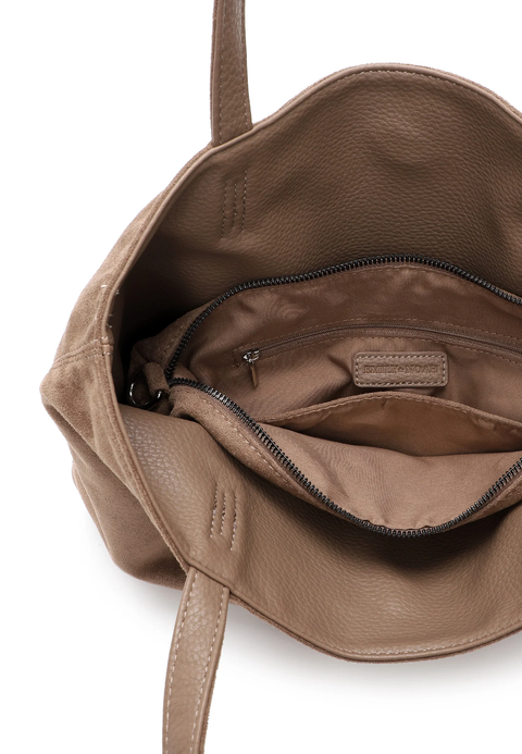 Emily&Noah Shopper Eva Suede taupe