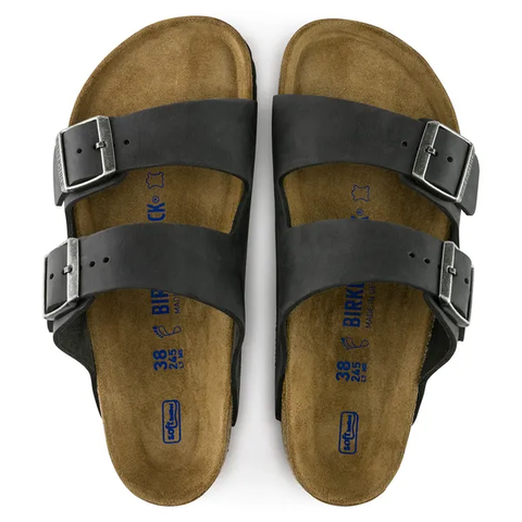 Birkenstock Arizona Weichbettung black (Weite: breit)