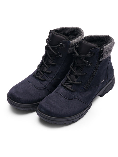 Ara Winterboot Saas-Fee blau/grau