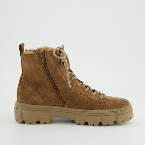 Paul Green Schnürbootie braun