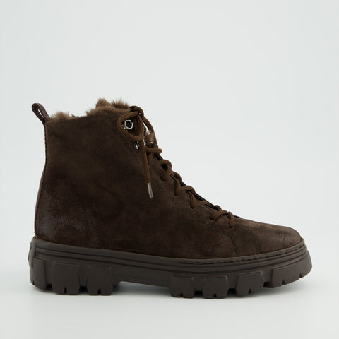 Paul Green Schnürbootie mocca