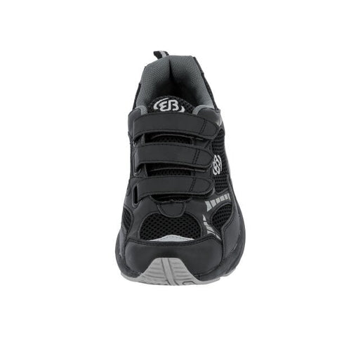 Brütting Force V Sportschuh Klett schwarz/grau