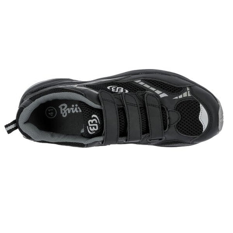 Brütting Force V Sportschuh Klett schwarz/grau