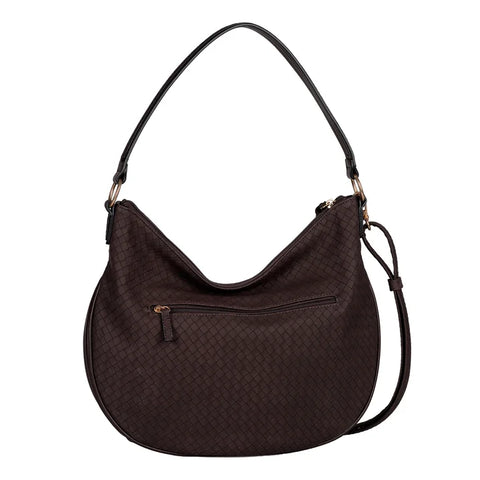 Gabor Binta Hobo Bag M dark brown