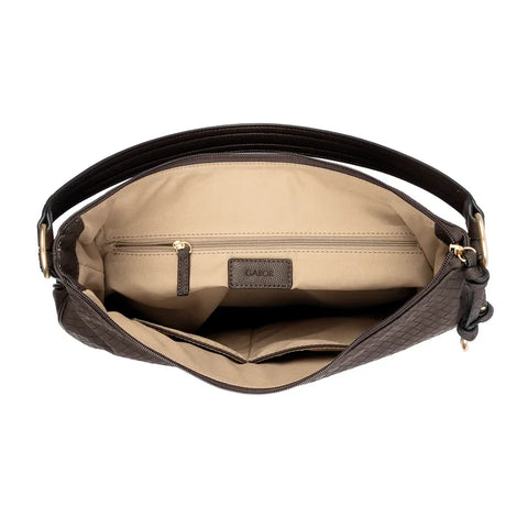 Gabor Binta Hobo Bag M dark brown