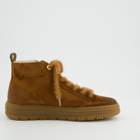 Paul Green Super soft Sneaker high toffee/moro