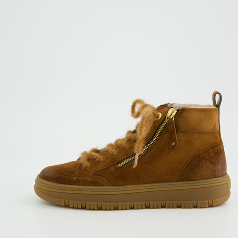 Paul Green Super soft Sneaker high toffee/moro