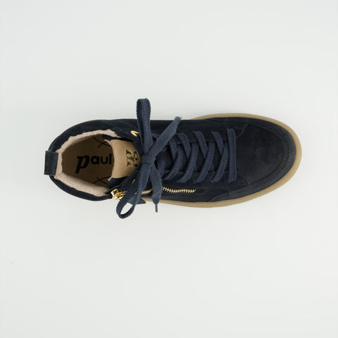 Paul Green Super soft Sneaker high space/alpaca