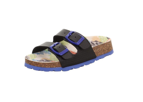 Superfit Fussbettfinken schwarz/blau