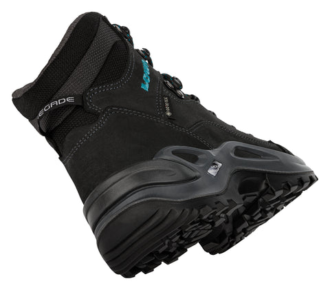 Lowa Renegade GTX mid asphalt/türkis