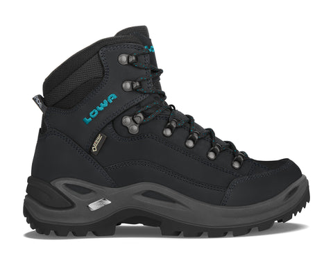 Lowa Renegade GTX mid asphalt/türkis