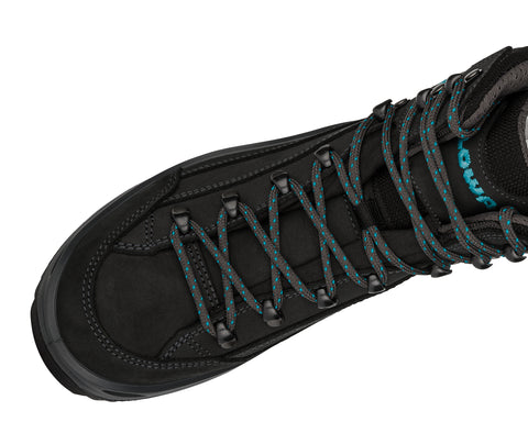 Lowa Renegade GTX mid asphalt/türkis