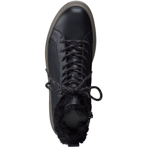 Paul Green Schnürstiefelette black