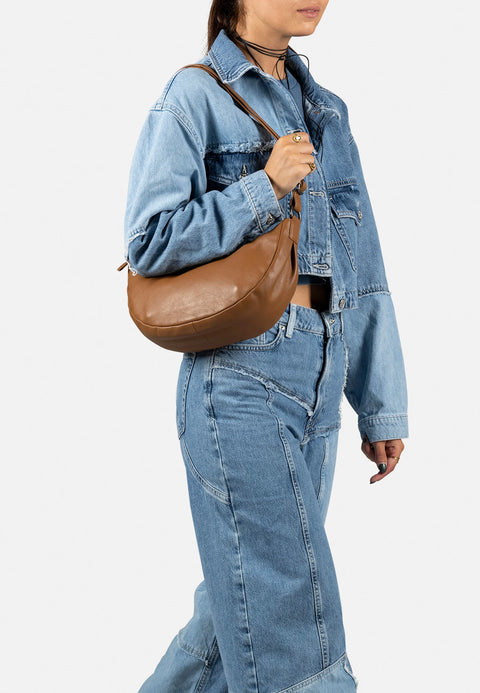 Burkely Lush Lucy Crossbody round cognac