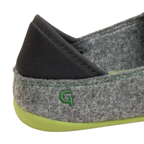 Magicfelt Hausschuh Wool Slip-on grey/green