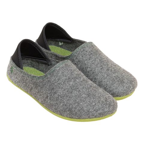 Magicfelt Hausschuh Wool Slip-on grey/green