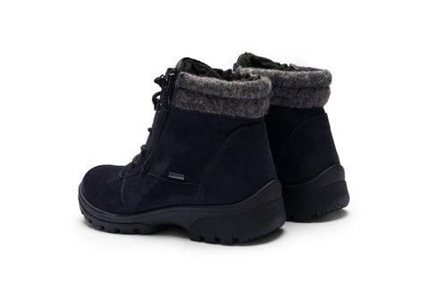 Ara Winterboot Saas-fee blau/grau