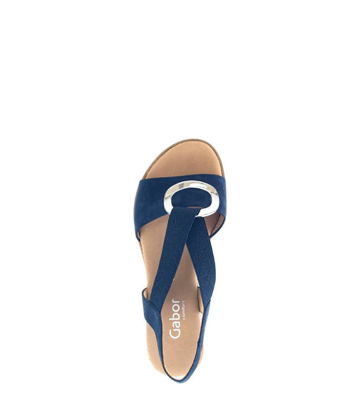 Gabor Keilsandalette blue